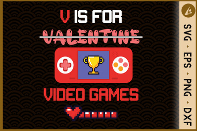 V is for Valentine Game Controller