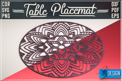 Table Placemat SVG | Table Placemat SVG Design | Home Decoration SVG