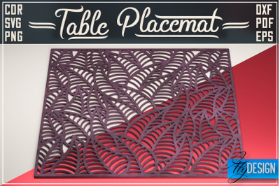 Table Placemat SVG | Table Placemat SVG Design | Home Decoration SVG