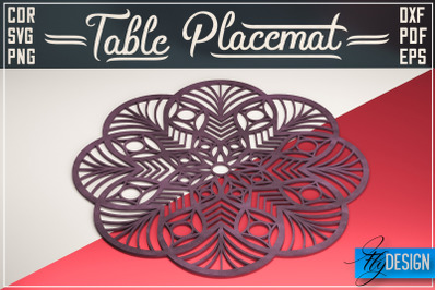 Table Placemat SVG | Table Placemat SVG Design | Home Decoration SVG