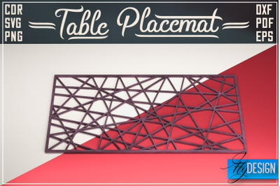 Table Placemat SVG | Table Placemat SVG Design | Home Decoration SVG