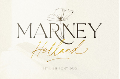 Marney Holland - Stylish Font Duo
