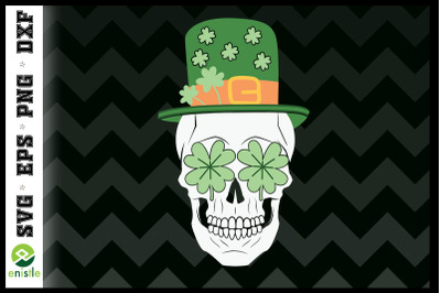 Lucky Skeleton St Patrick Day