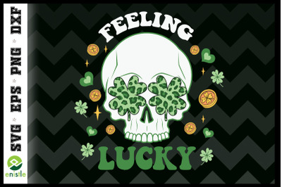 Feeling Lucky Skeleton Leopard