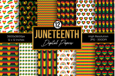 Juneteenth Digital Papers