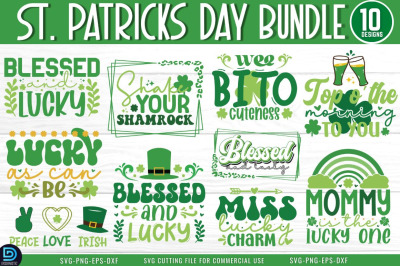 Retro St Patrick&#039;s Day SVG Bundle