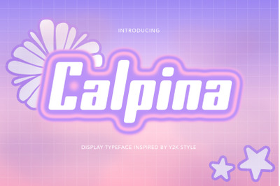 Calpina - Y2k Retro Font
