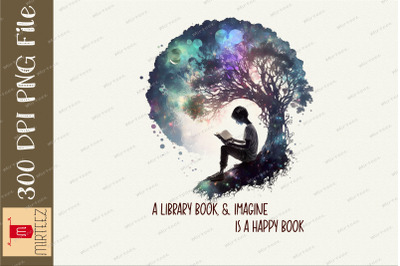 Library Book Imagine Is A Happy Book