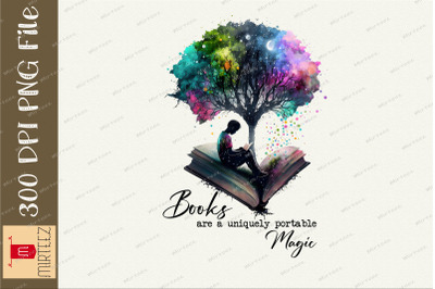 Books Is A Uniquely Portable Magic