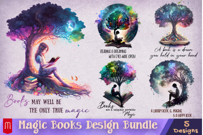 Magic Books Design Bundle