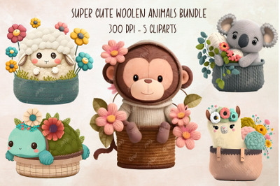 Super Cute Woolen Animals Bundle