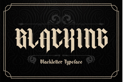 BLACKING Typeface