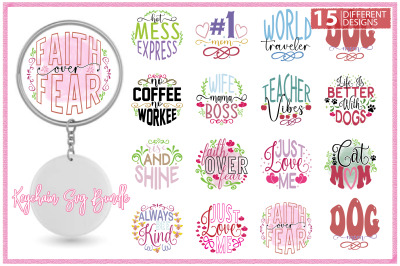 Keychain SVG Bundle