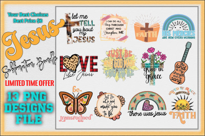 Jesus &amp;amp; Faith Sublimation Bundle