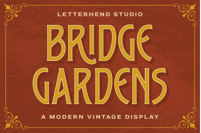 Bridge Garden - Modern Vintage Display