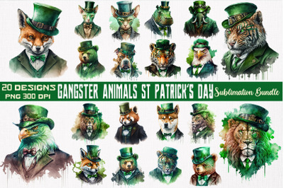 Gangster Animals St Patrick&amp;&23;039;s Day Bundle