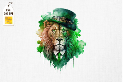 Gangster Lion St Patrick&#039;s Day