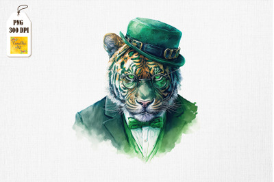 Gangster Tiger St Patrick&#039;s Day