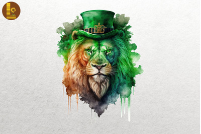 Gangster Lion Saint Patrick&#039;s Day 2