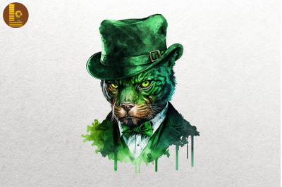 Gangster Panther Saint Patrick&#039;s Day