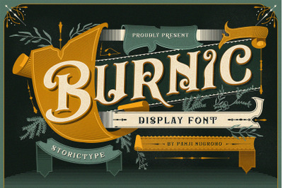 Burnic Typeface