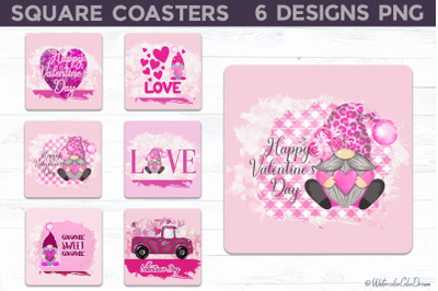 Valentines Day Square Coaster Bundle