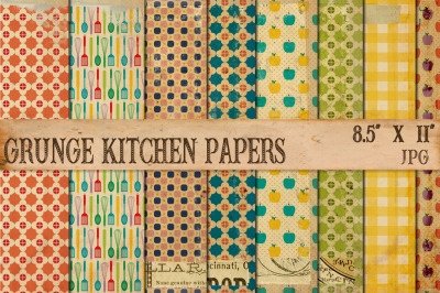 Grunge Kitchen Papers