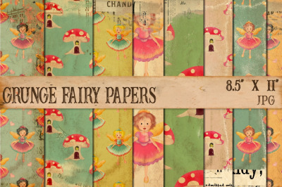 Grunge Fairy Papers