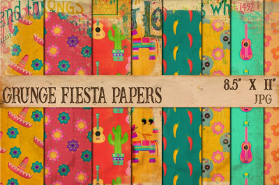 Grunge Fiesta Papers