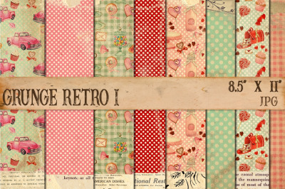 Grunge Retro Papers 1