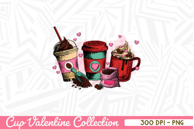Valentine Cup with Valentine Coffee
