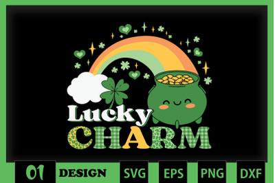 Lucky Charm Rainbow Pot St Patrick Day