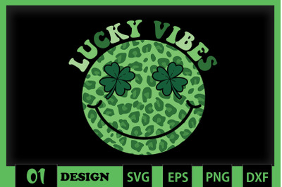 Lucky Vibes Happy Face Leopard