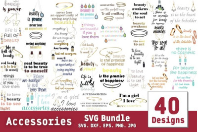 Accessories SVG Bundle