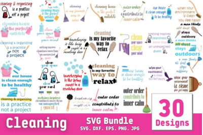 Cleaning SVG Bundle