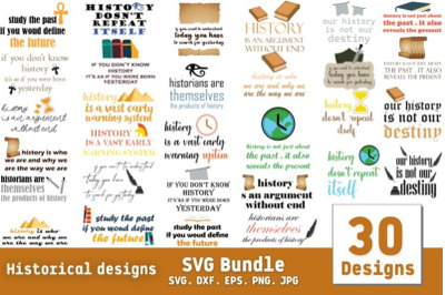 Historical Designs SVG Bundle