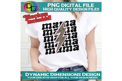 Mama Lightning Bolt PNG