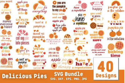 Delicious Pies SVG Bundle