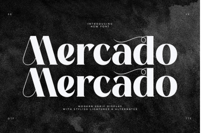 Mercado Typeface