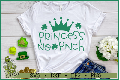 Princess No Pinch St. Patrick&#039;s Day SVG File