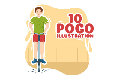 10 Sport Jump Pogo Illustration