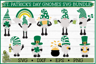 St Patrick&#039;s Day Gnomes SVG Bundle