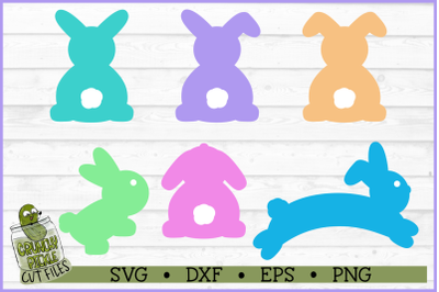 Easter Bunny Set of 6 SVG Files