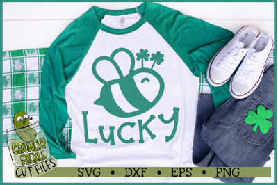 Bee Lucky St. Patrick&#039;s Day SVG File