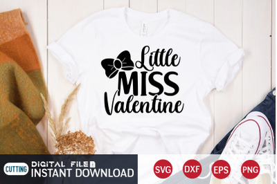 Little Miss Valentine SVG