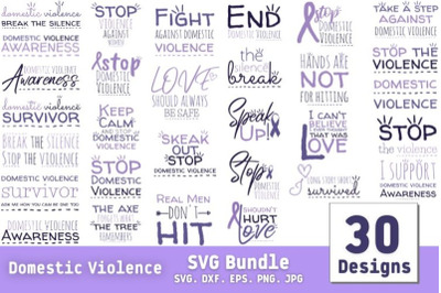 Domestic Violence SVG Bundle