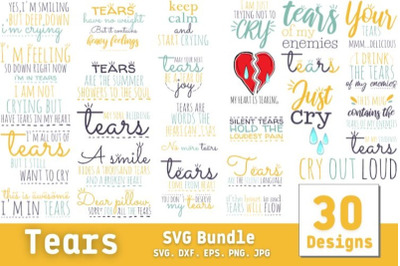 Tears SVG Bundle