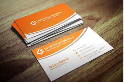 Simple Business Cards in 2 Colors