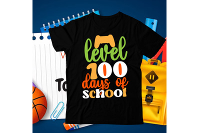 Level 100 Days School SVG Cut File