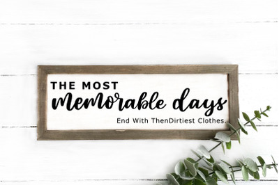 Farm Sign SVG The Most Memorable Days